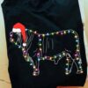 Cow With Noel Hat, Gift for cow lover - Christmas Day Gift, Christmas Fairy Light