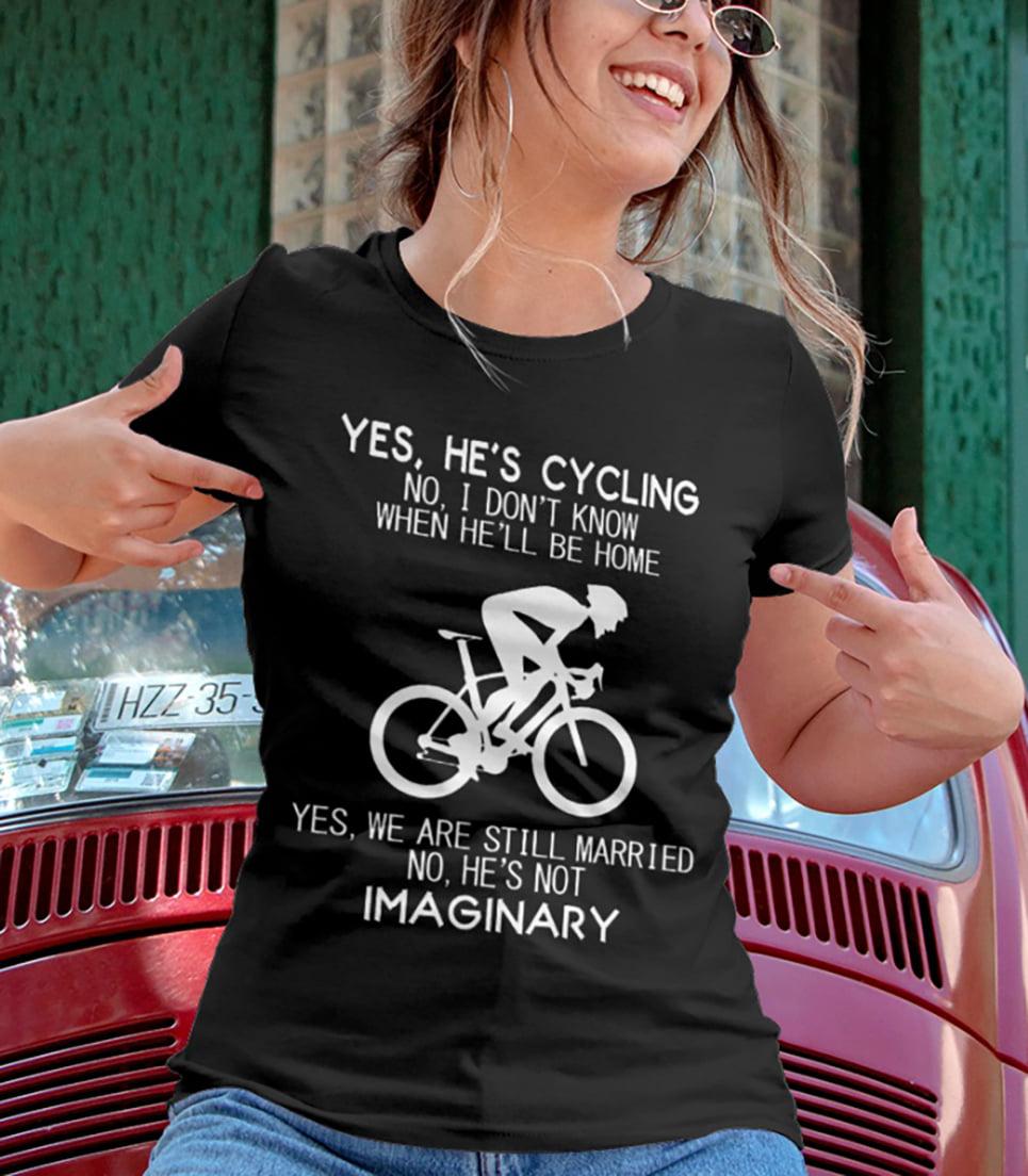 Cycling Man - Yes he's cycling no i don't know when he'll be home yes we are still married no he's no imaginary