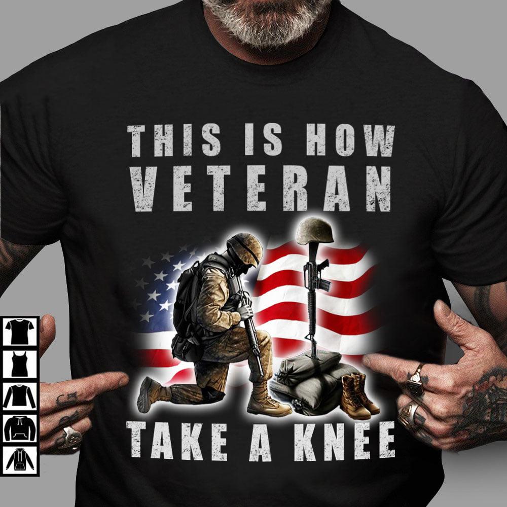 American Veteran - This is how veteran take a knee