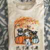 Miniature Schnauzer And Pumpkin, Fall Season, Thanksgiving Gift - It's fall y'all
