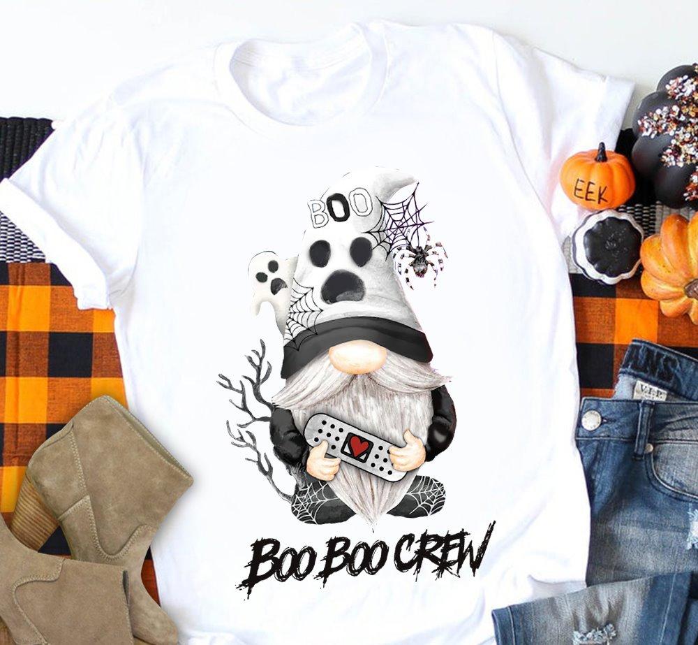 Boo boo crew - Garden gnomies, Halloween white boo costume