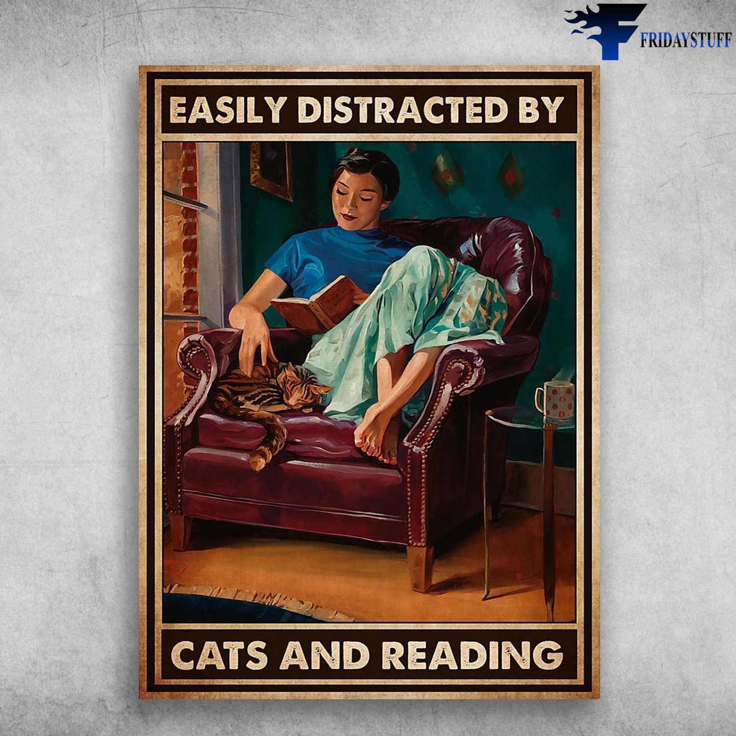 Cat Lover, Book Reading, Easily Distracted By, Cats And Reading