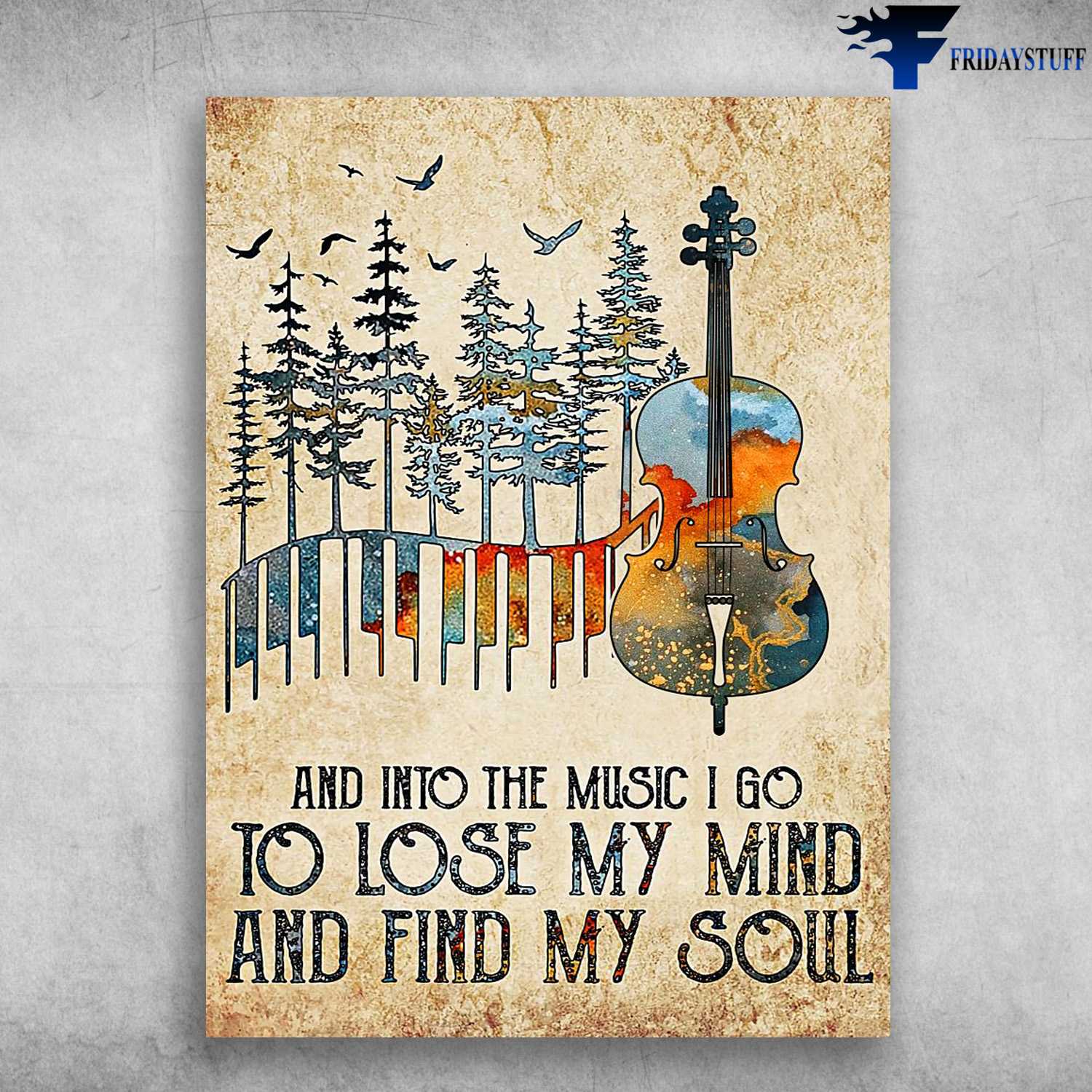 Cello Lover, Music Lover, And Into The Music, I Go To Lose My Mind, And Find My Soul