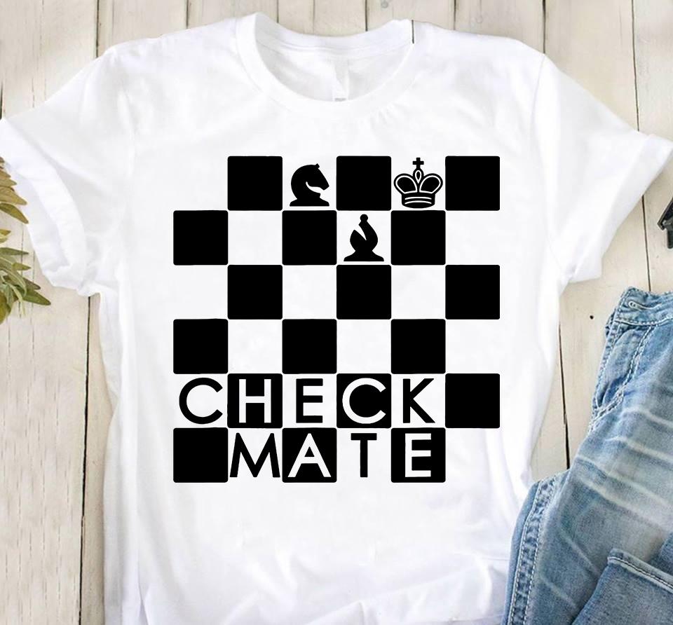 Check mate - love playing chess, Queen and Horse, chess check mate