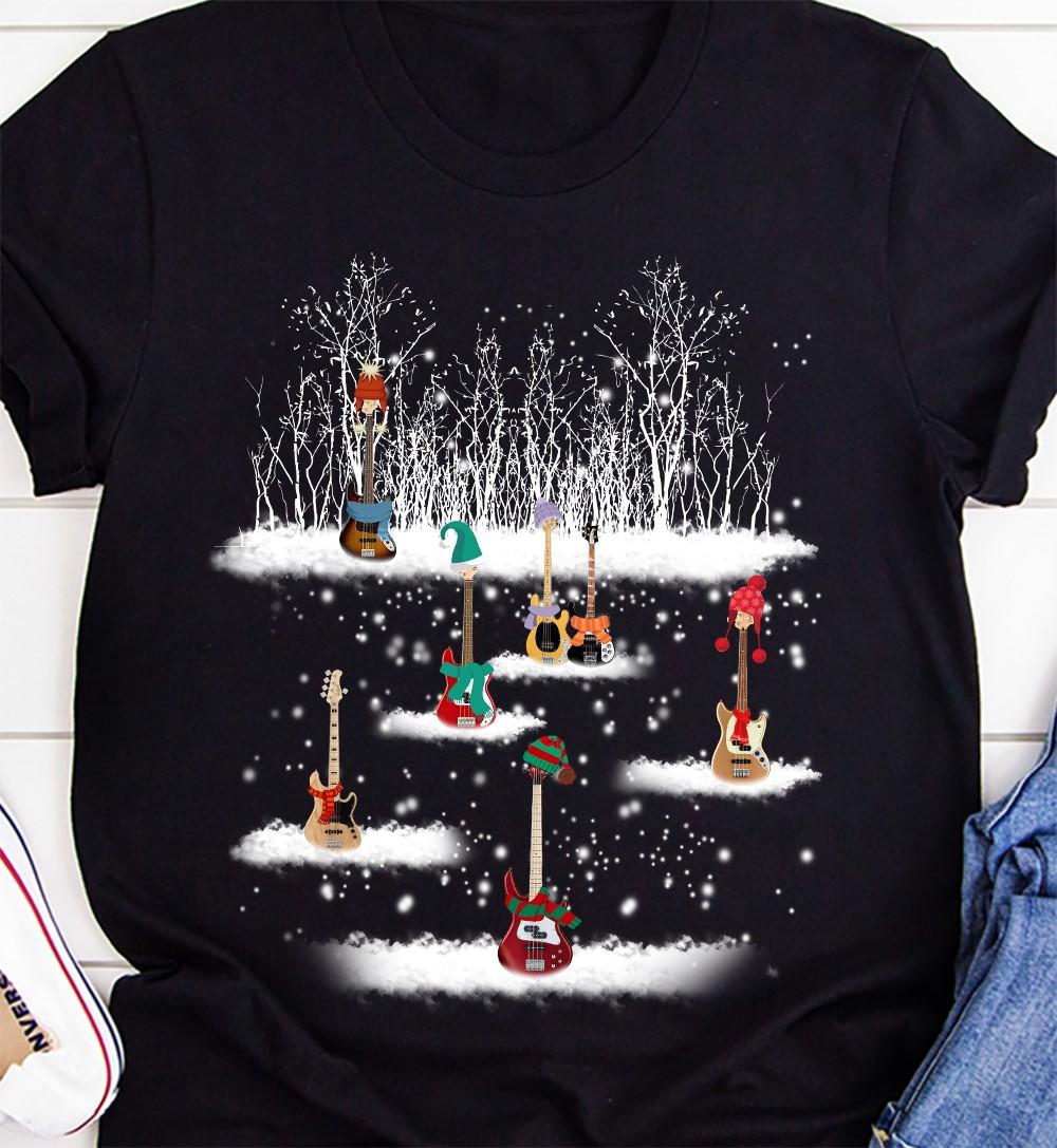 Christmas gift for guitarists - Guitar collection, Christmas ugly sweater