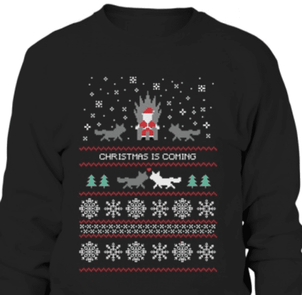 Christmas is coming - Christmas day ugly sweater, Santa Claus graphic