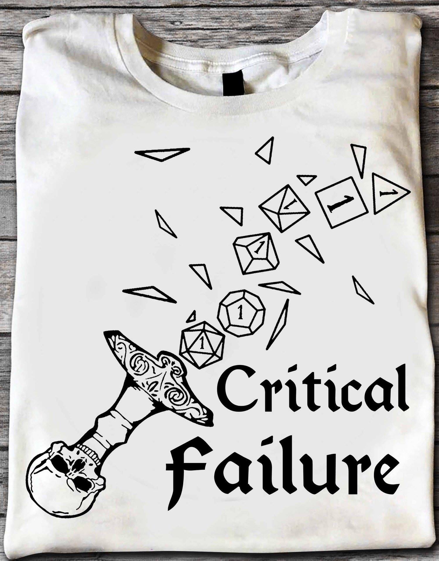 Critical failure - Dungeons and Dragons, rolling initiatives