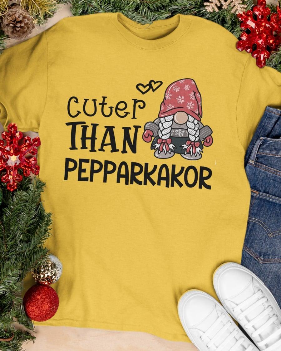 Cuter than Pepparkakor - Cute garden gnomies, Christmas day ugly sweater