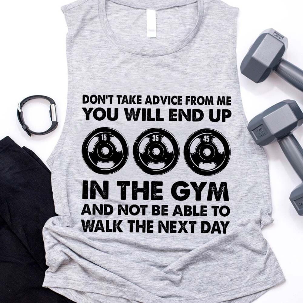 Don't take advice from me you will end up in the gym and not be able to walk the next day - Lifting weights