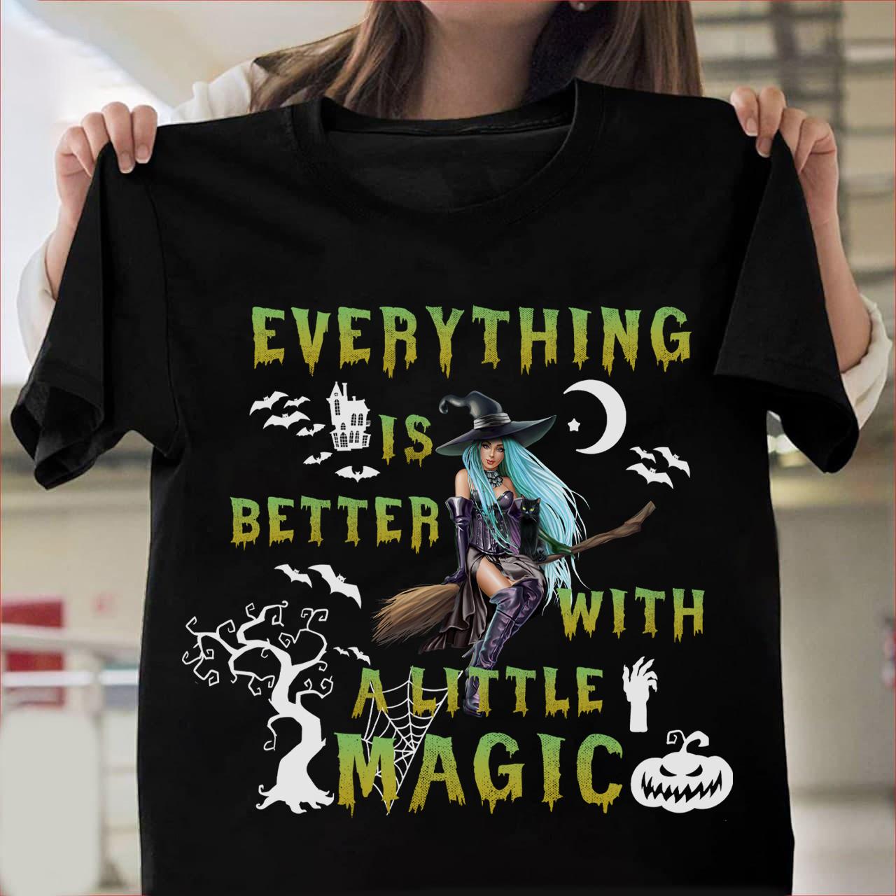 Everything is better with a little magic - Magical beautiful witch, Halloween witch costume