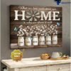 Family Poster, Butterfly Flower, What We Love Most About Our Home, Is Who We Share It With