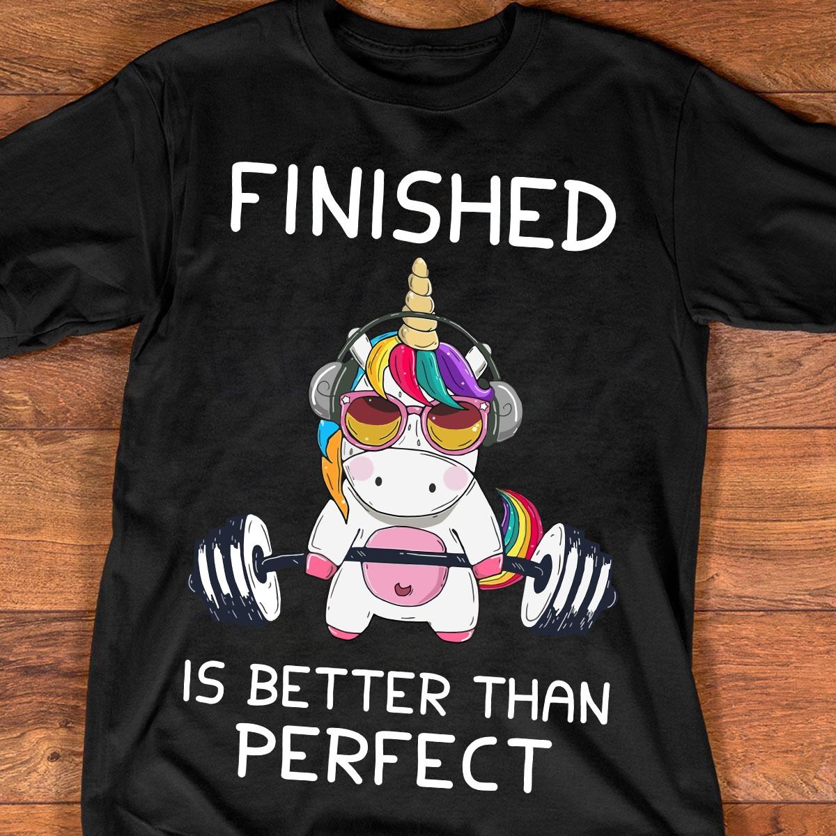 Finished is better than perfect - Unicorn lifting, lifting and music, lifting heavy iron