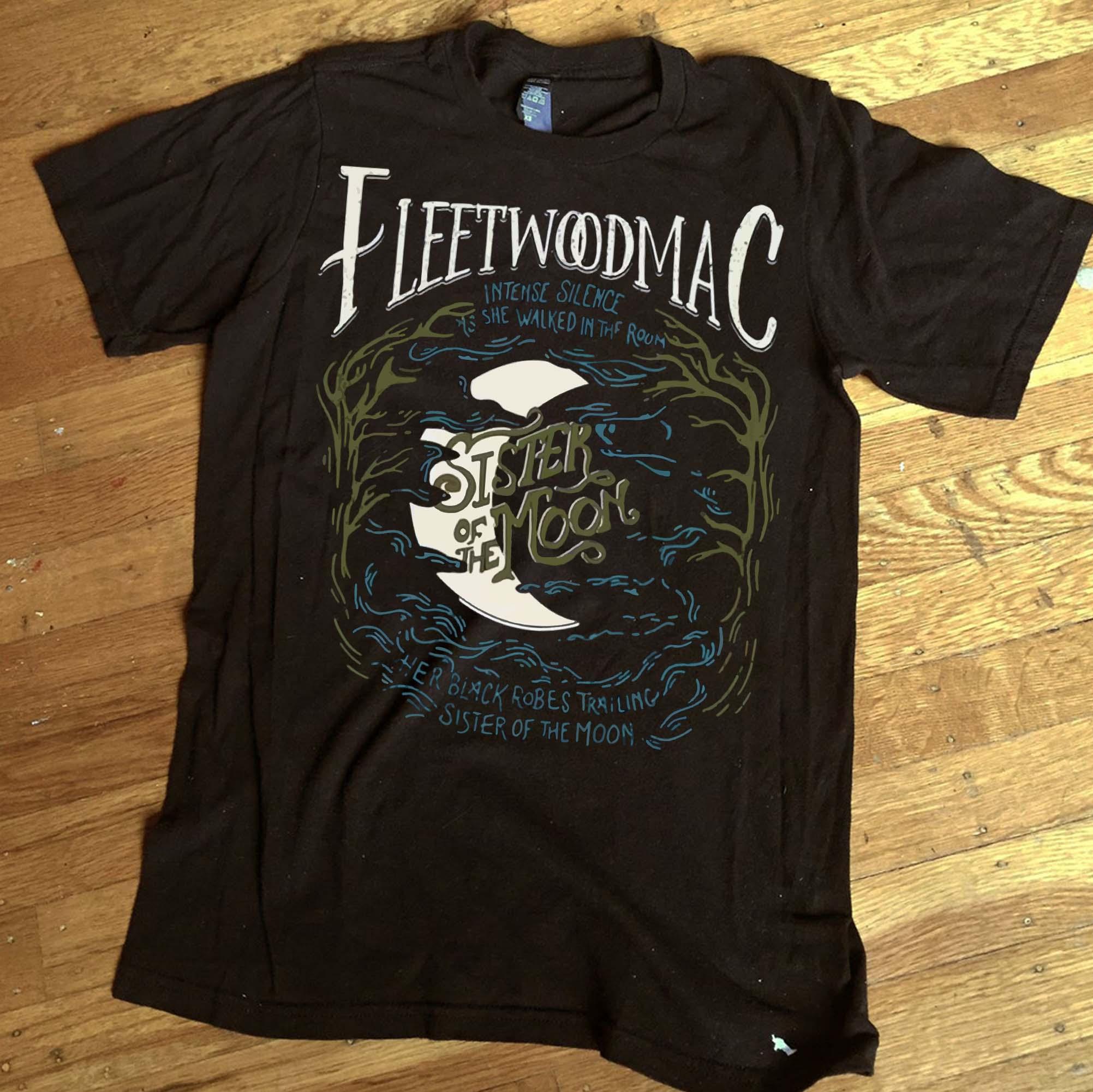 Fleetwood Mac intense silence - Sister of the moon, Halloween scary T-shirt