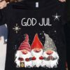 God Jul Gnomes - Christmas day Garden Gnomies, T-shirt for Xmas day