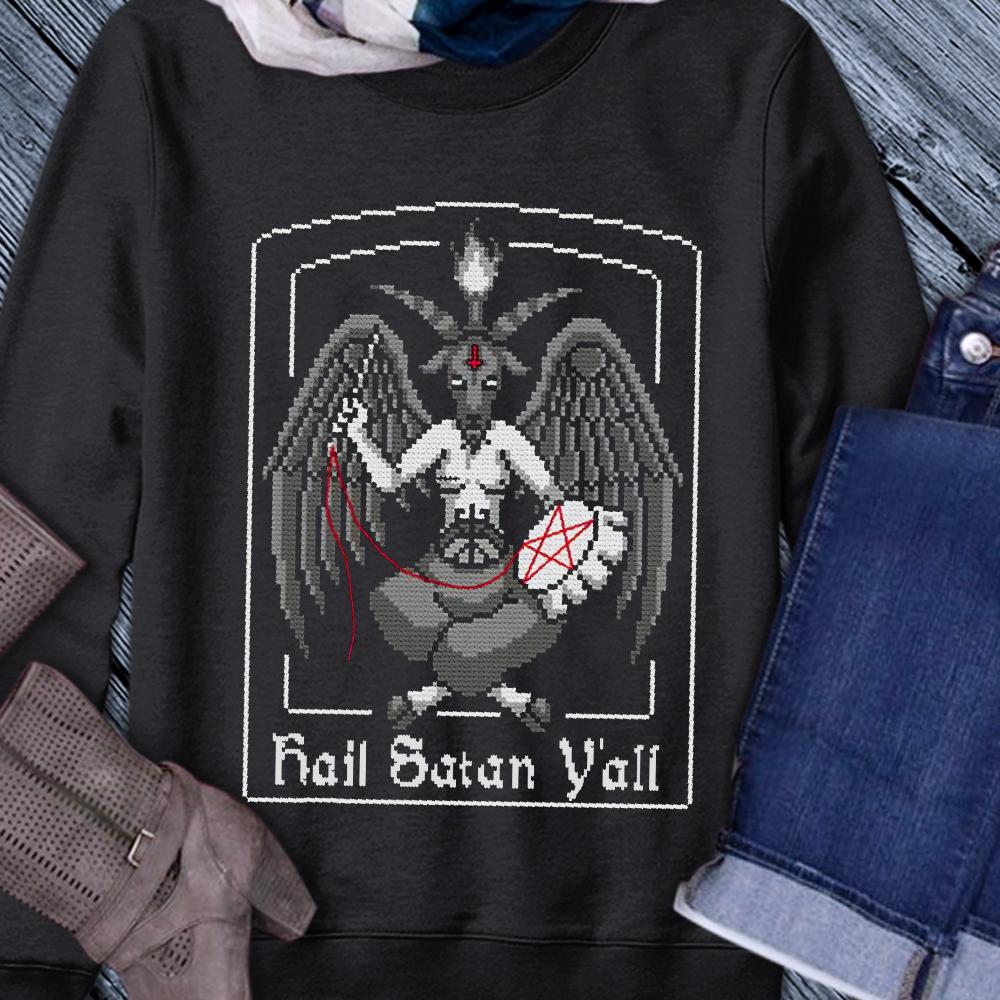 Hail Satan y'all - Satan the god, Hail Satan Graphic T-shirt