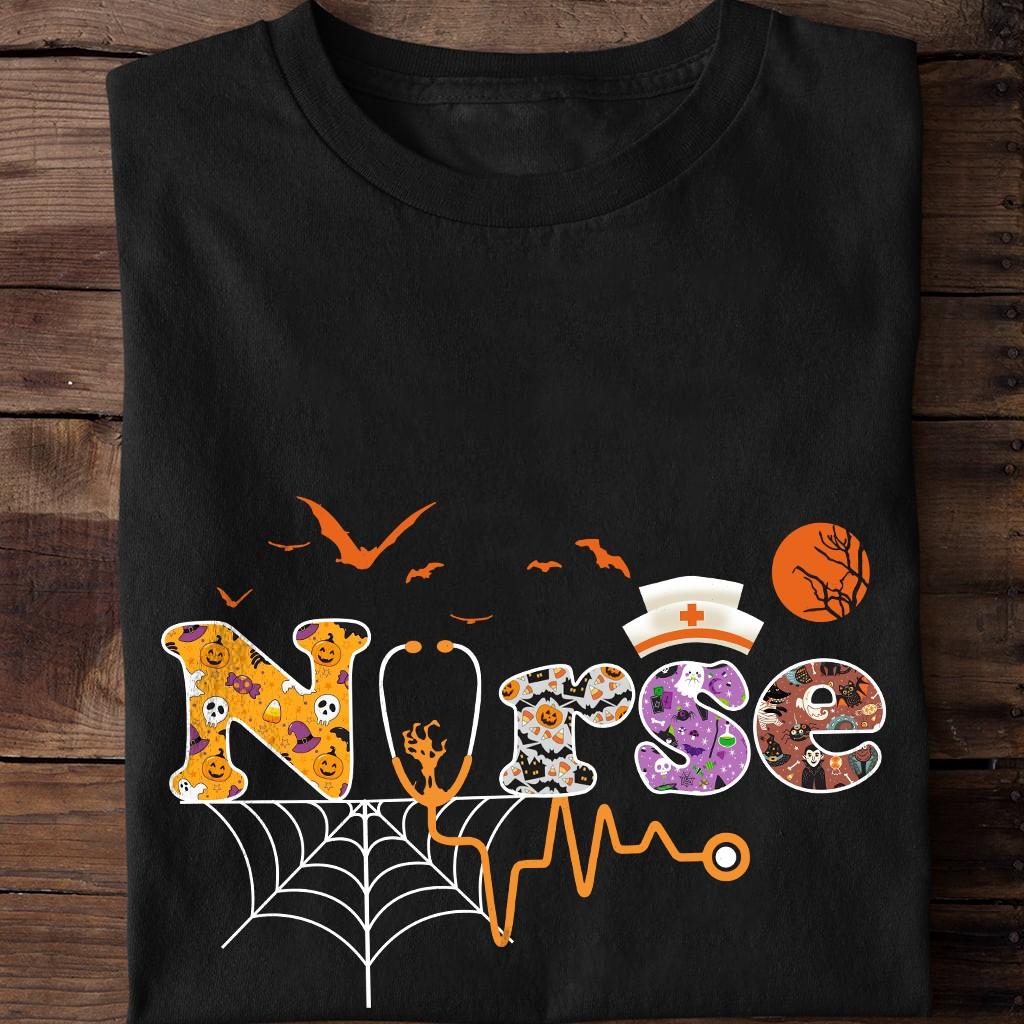 Halloween Nurse T-shirt - Gift for nurse, nursing the job