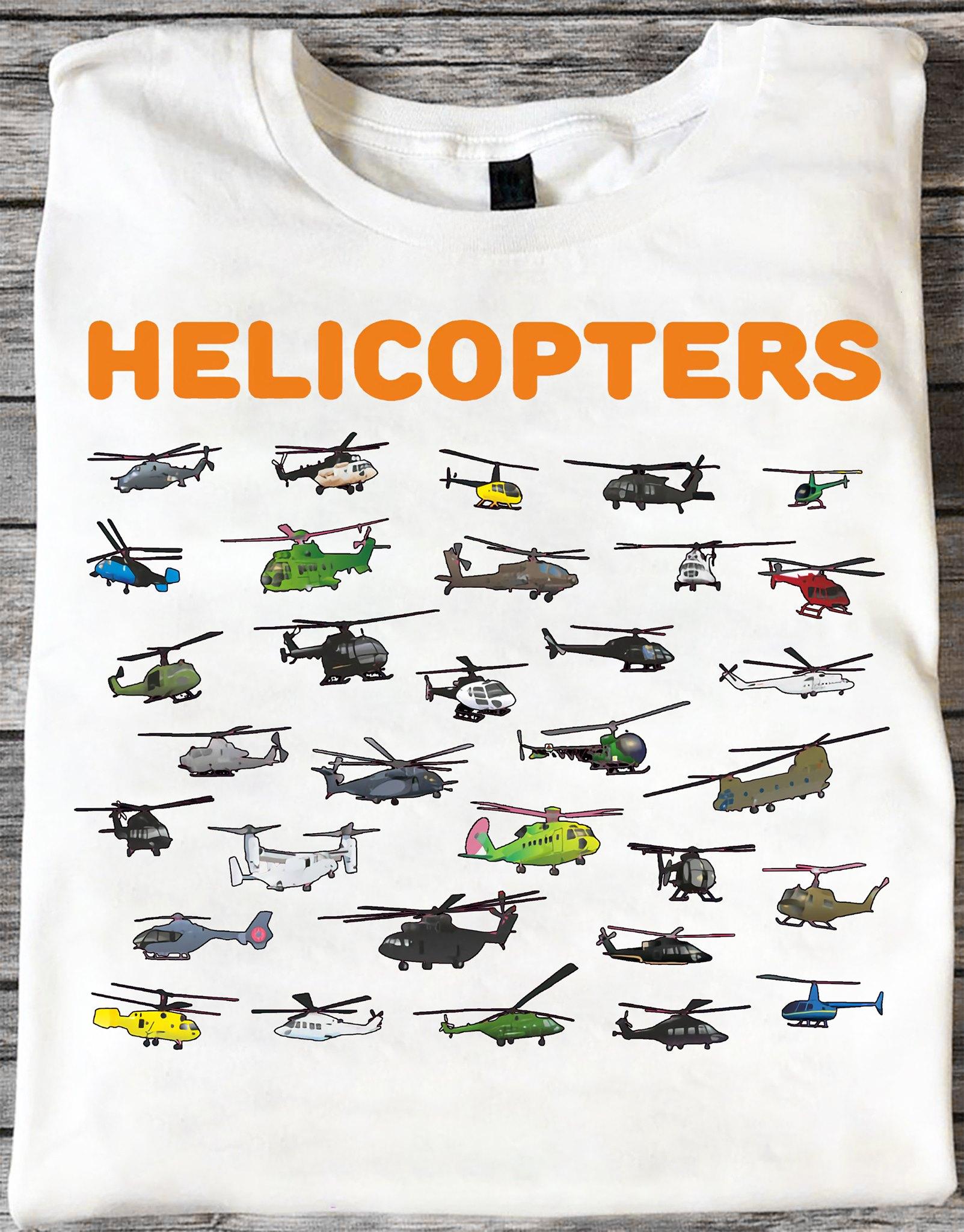 Helicopters collection - Love helicopters, helicopter driver
