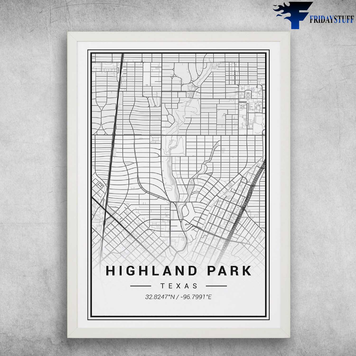 Highland Part, Highland Part Map, Texas