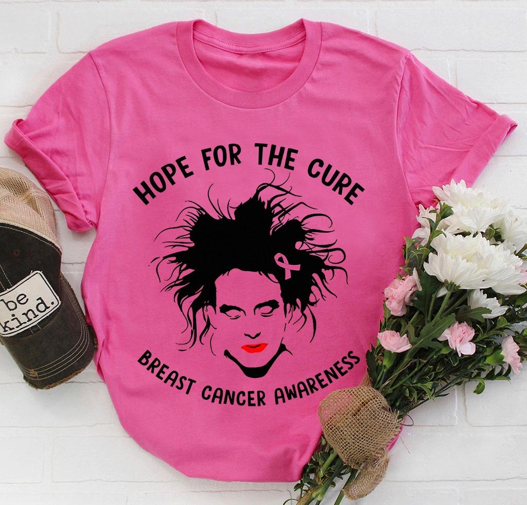 Hope for the cure - Breast cancer awareness, Breast cancer survivor T-shirt
