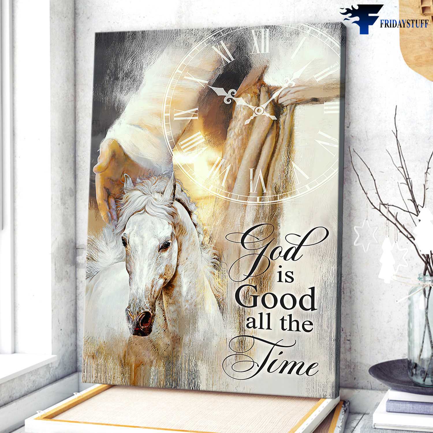 Horse Poster, God And Horse, God Is Good All The Time