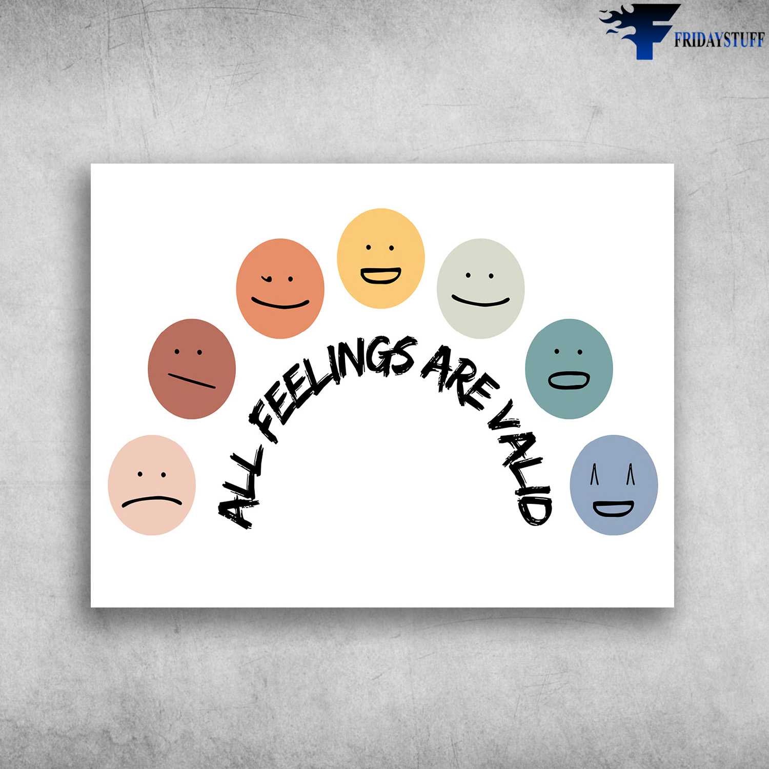 Human Emotions, All Feelings Are Valid, Emotion Poster