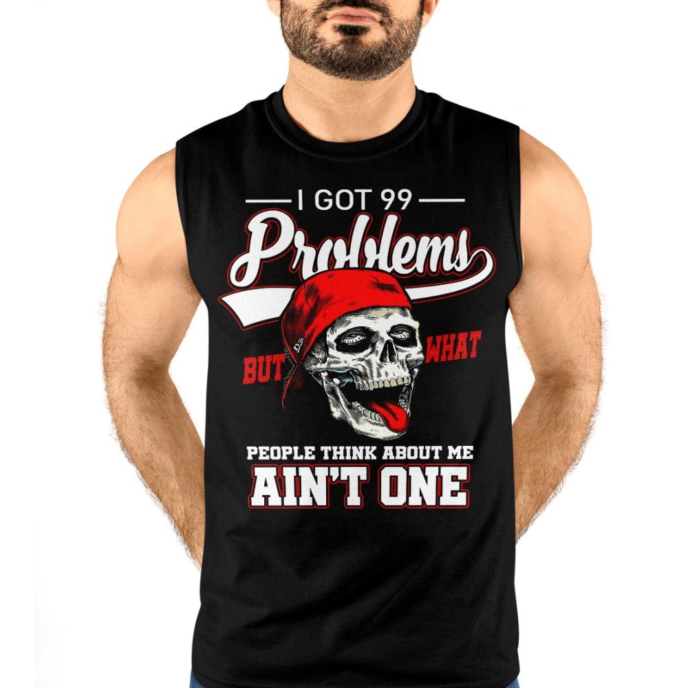 I got 99 problems but what people think about me ain't one - Crazy skull cap, Halloween skull gift
