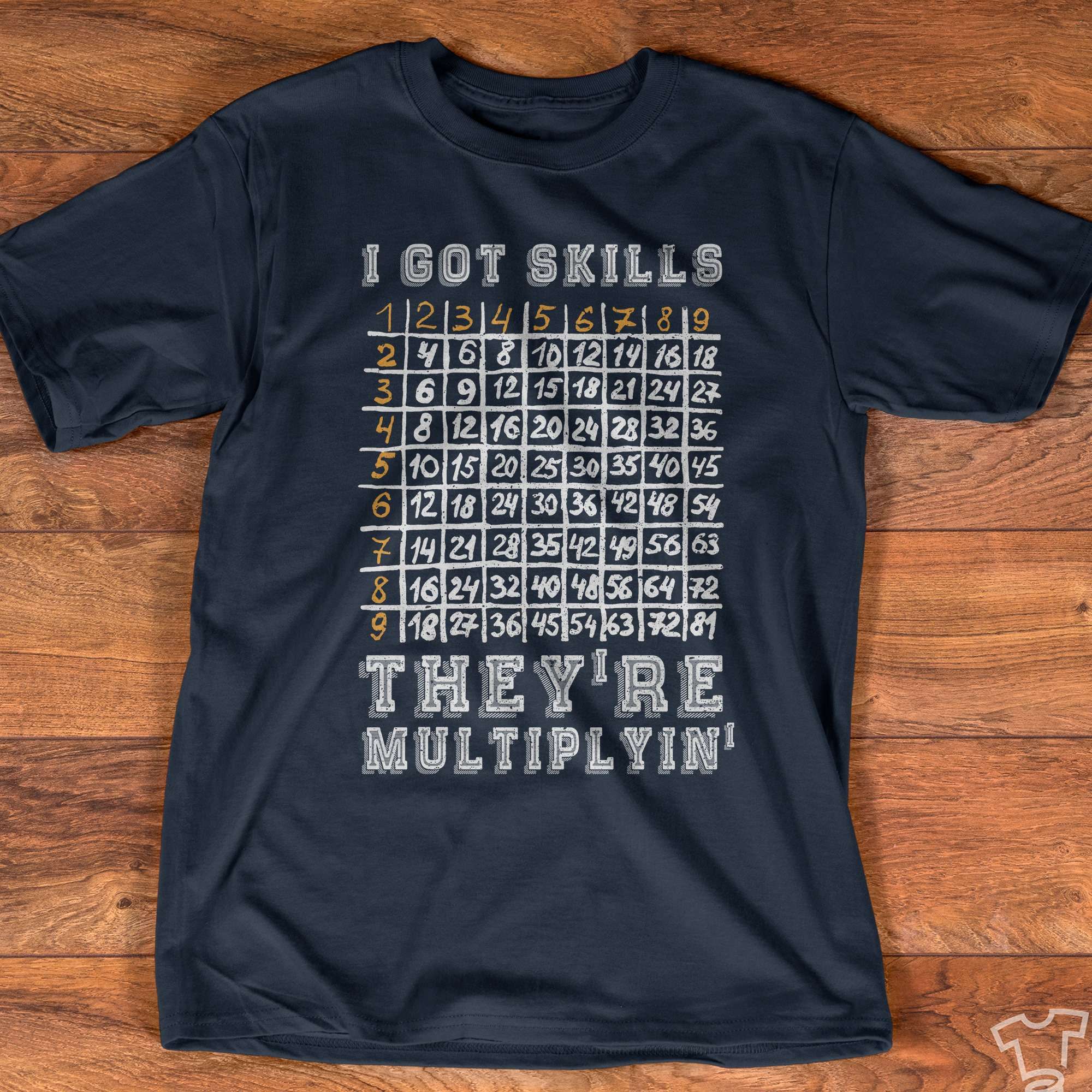 I got skills they're multiplyin - Multiplication table