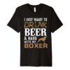 I just want to drink beer and hang with my Boxer - Beer and dog, Boxer dog breed