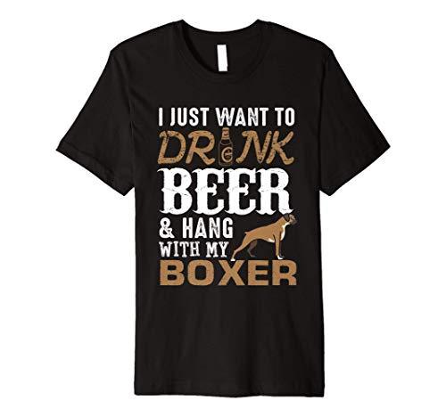 I just want to drink beer and hang with my Boxer - Beer and dog, Boxer dog breed