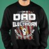 I'm a dad and an electrician nothing scares me - American electrician, father's day gift