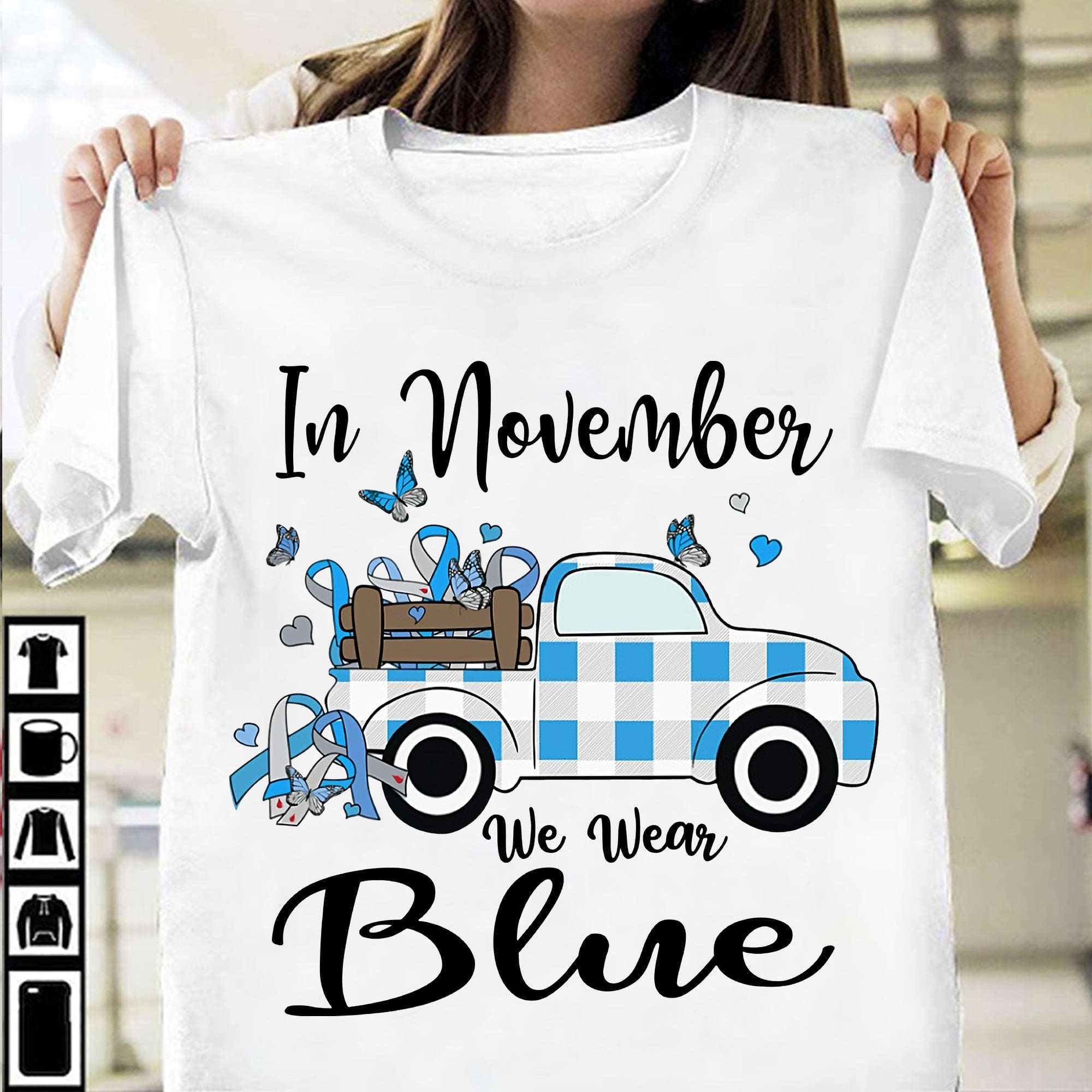 In november we wear blue - Diabetes awareness month, October diabetes awareness