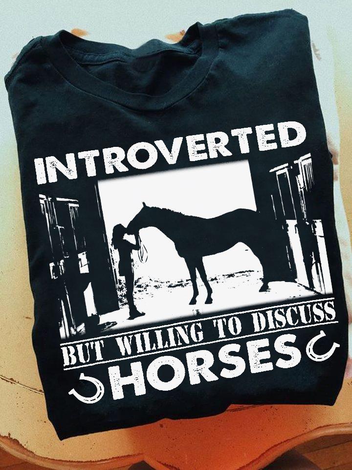 Introverted but willing to discuss horses - Girl loves horse, gift for horse people