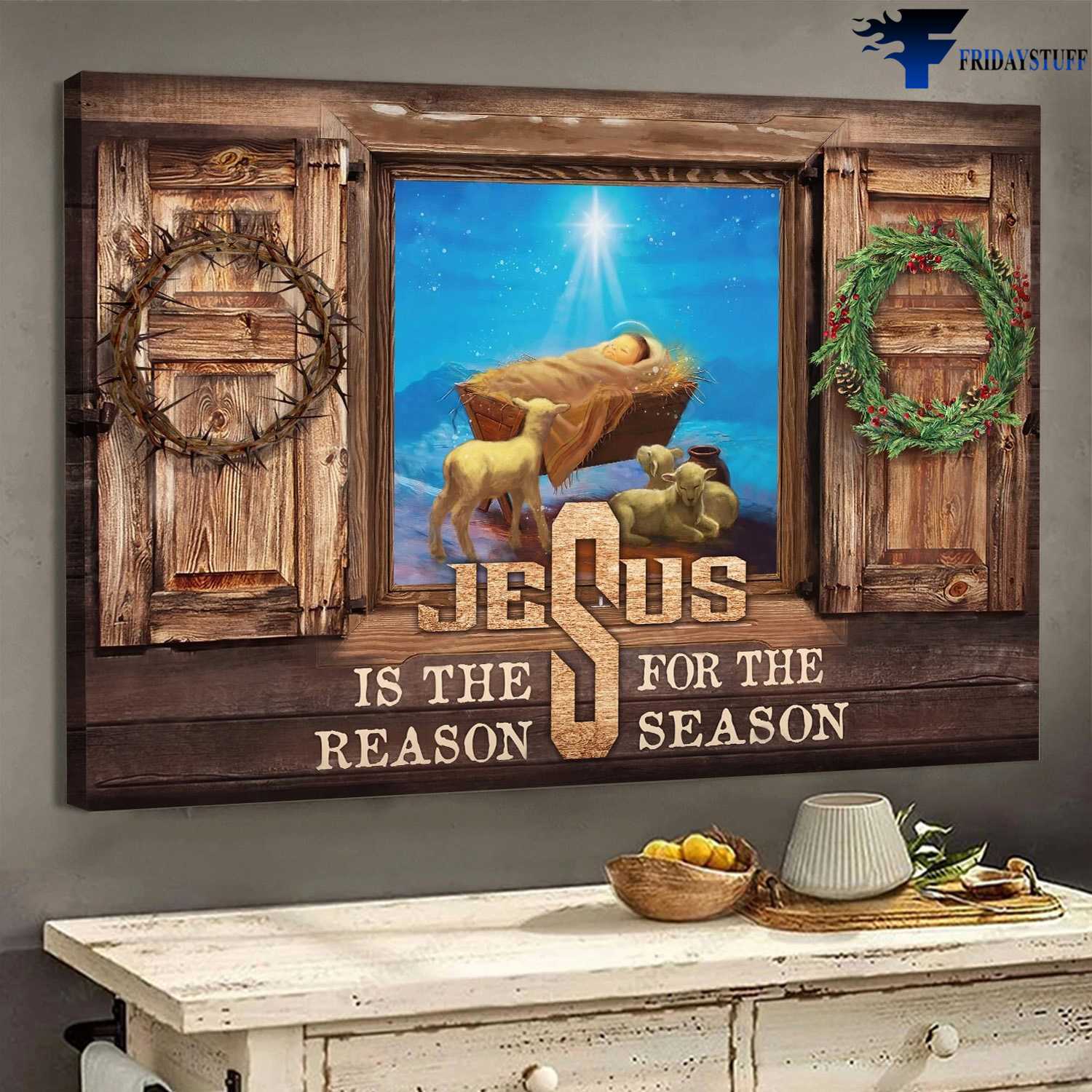 Lamb Poster, Jesus Is The Reason, For The Season