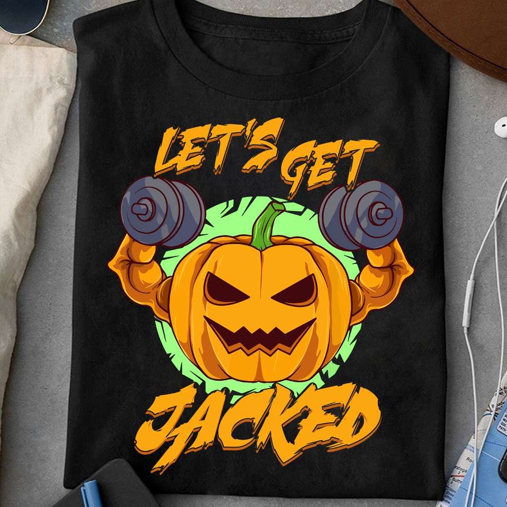 Let's get jacked - Halloween pumpkin lifting, strong devil pumpkin