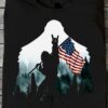 Let's go Brandon - Bigfoot and America flag, Fvck Joe Biden