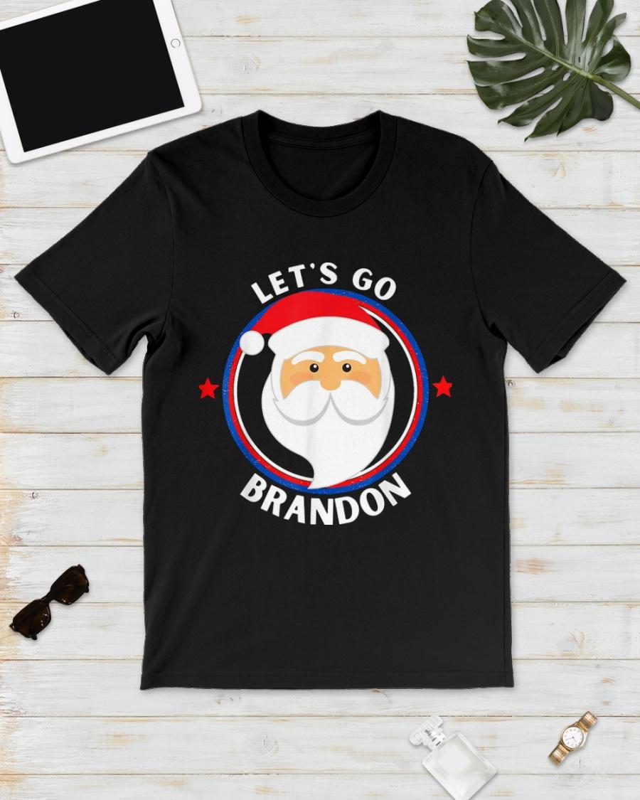 Let's go Brandon - Santa Claus graphic T-shirt, Christmas day gift