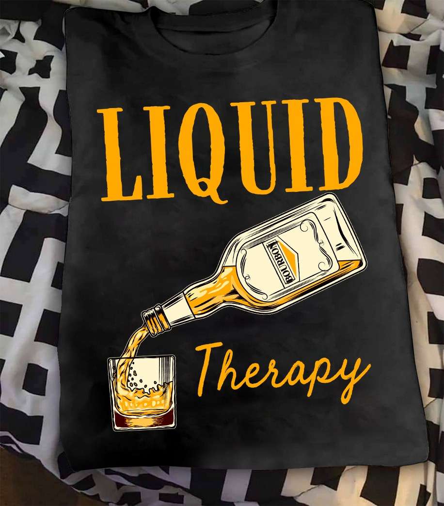 Liquid therapy - Bourbon wine therapy, gift for bourbon drinker