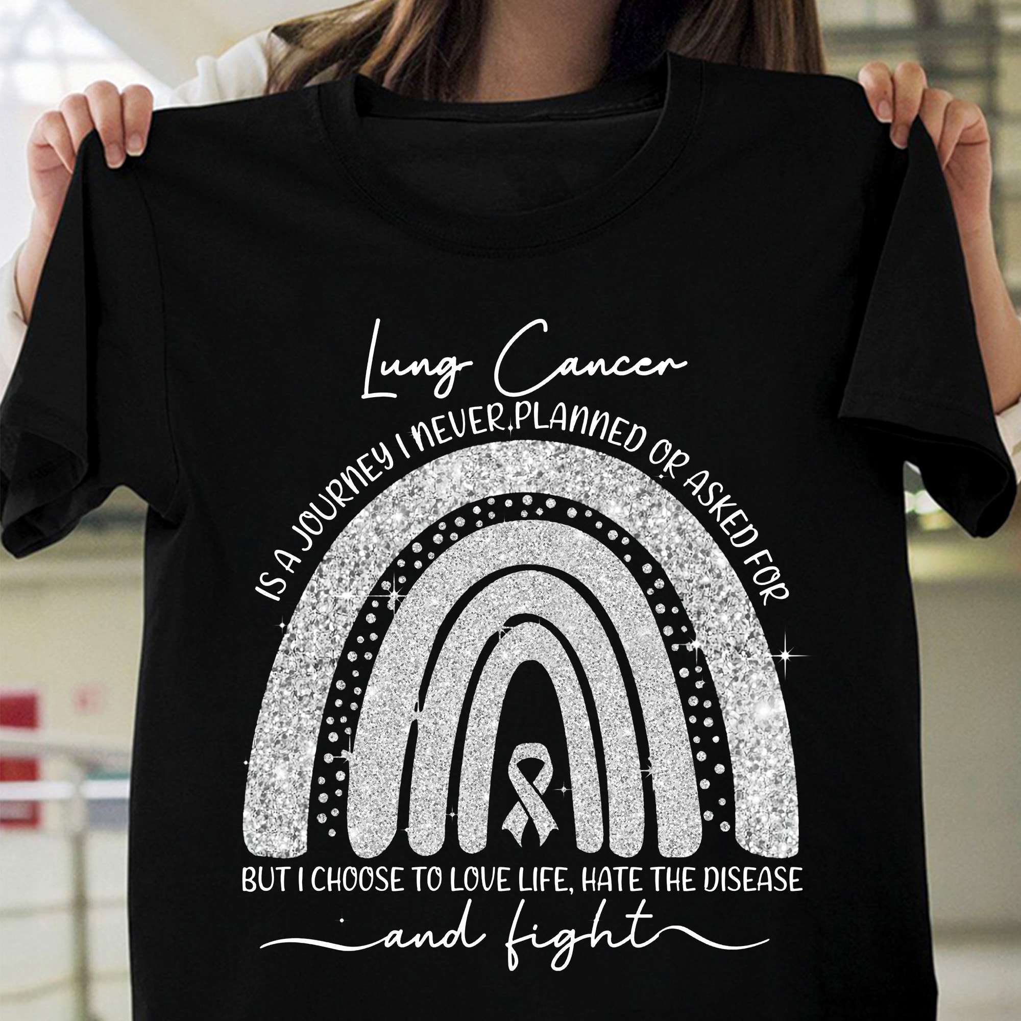 Lung cancer is a journey I never planned or asked for but I choose to love life, hate the disease - Lung cancer awareness