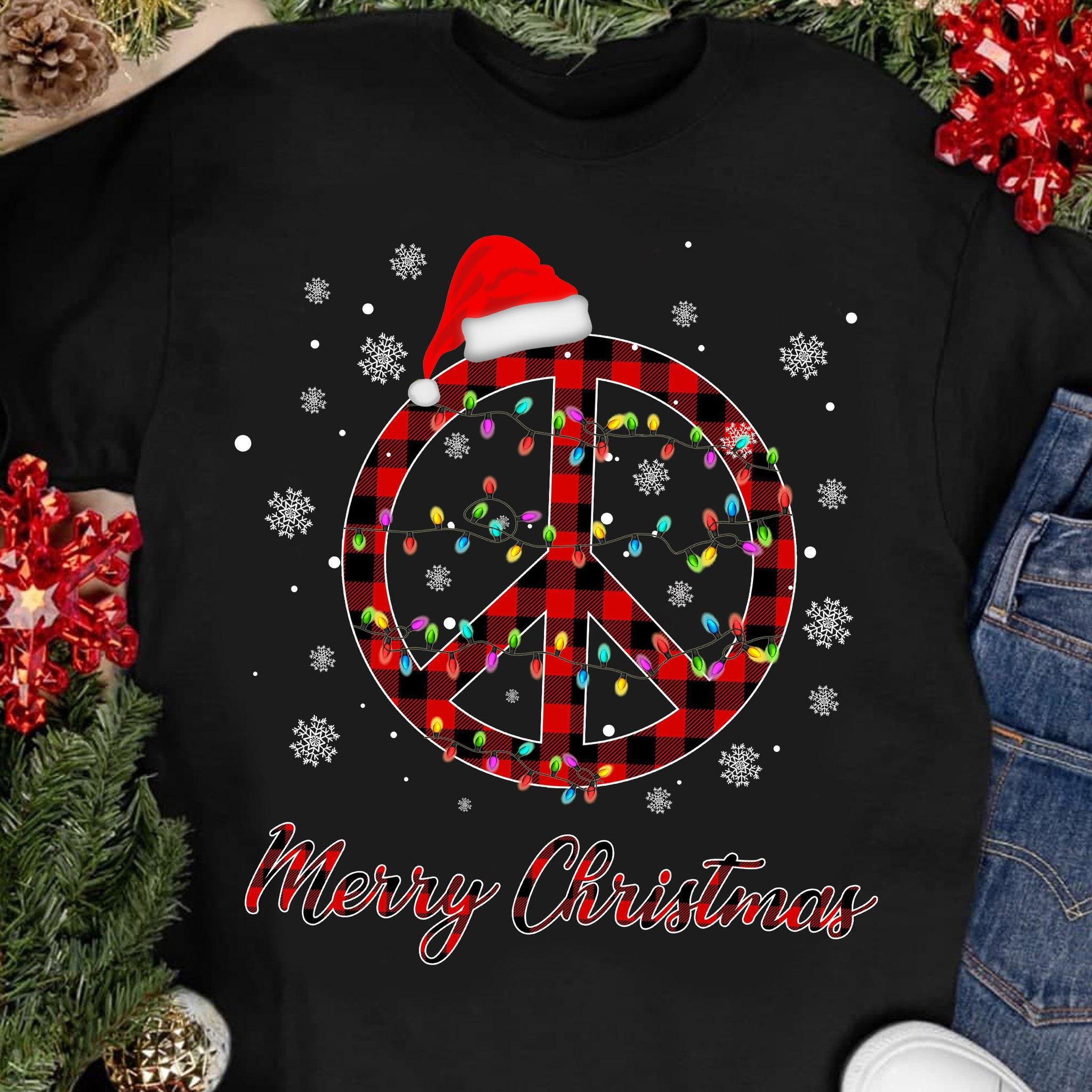 Merry Christmas - Hope for peaceful life, Christmas ugly sweater