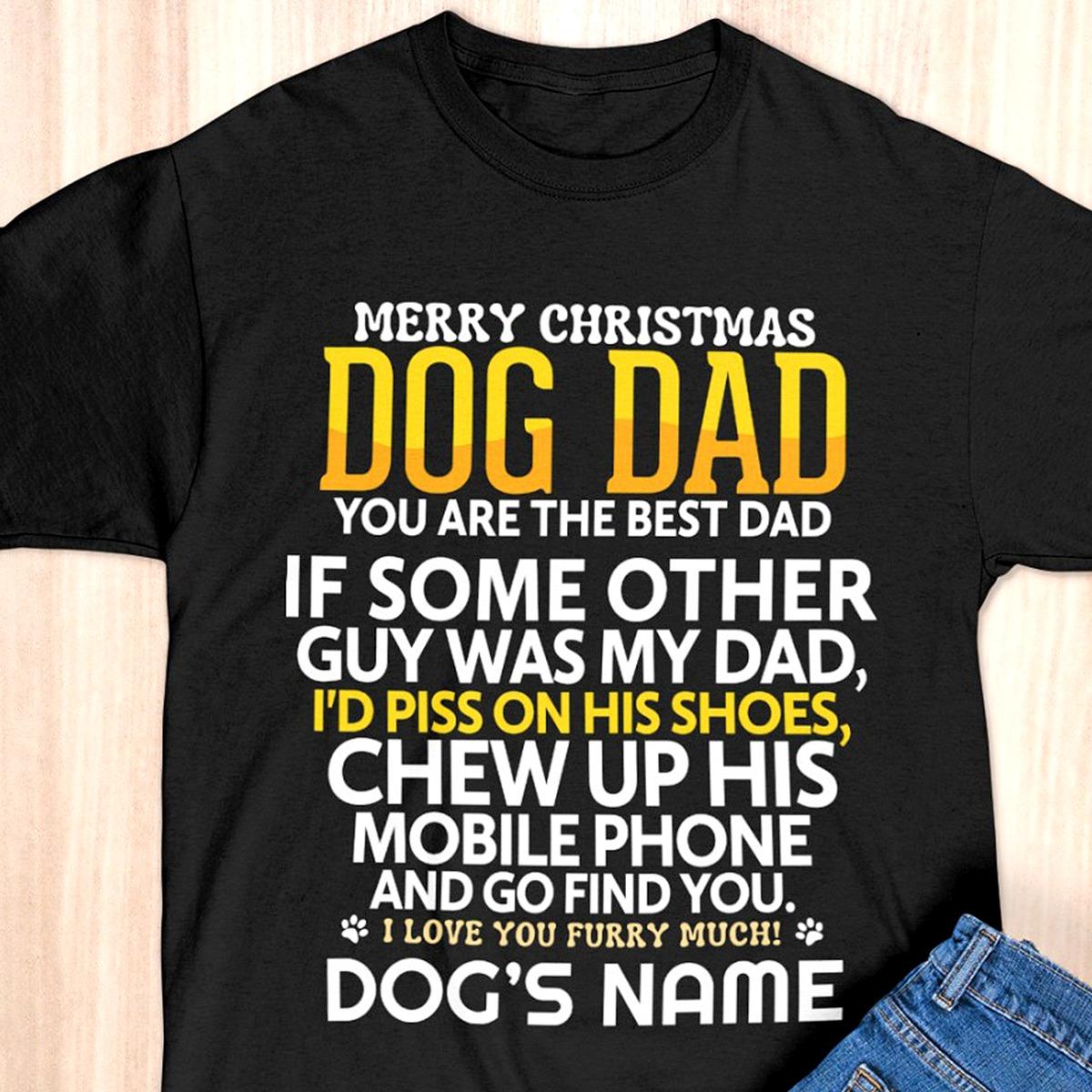 Merry Christmas dog dad - Father of dog, Christmas day ugly sweater
