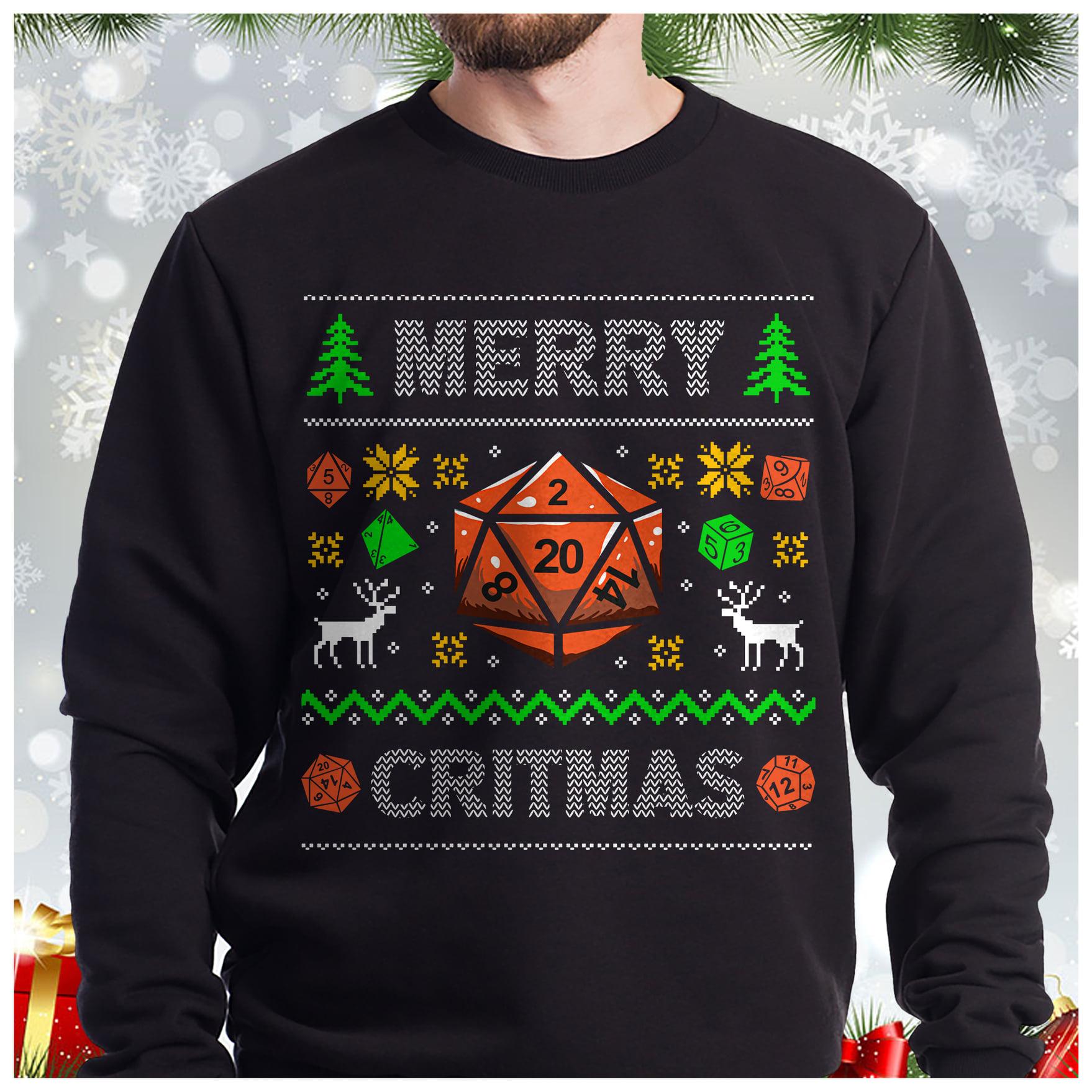 Merry Critmas - Dungeons and Dragons, Critmas day ugly sweater
