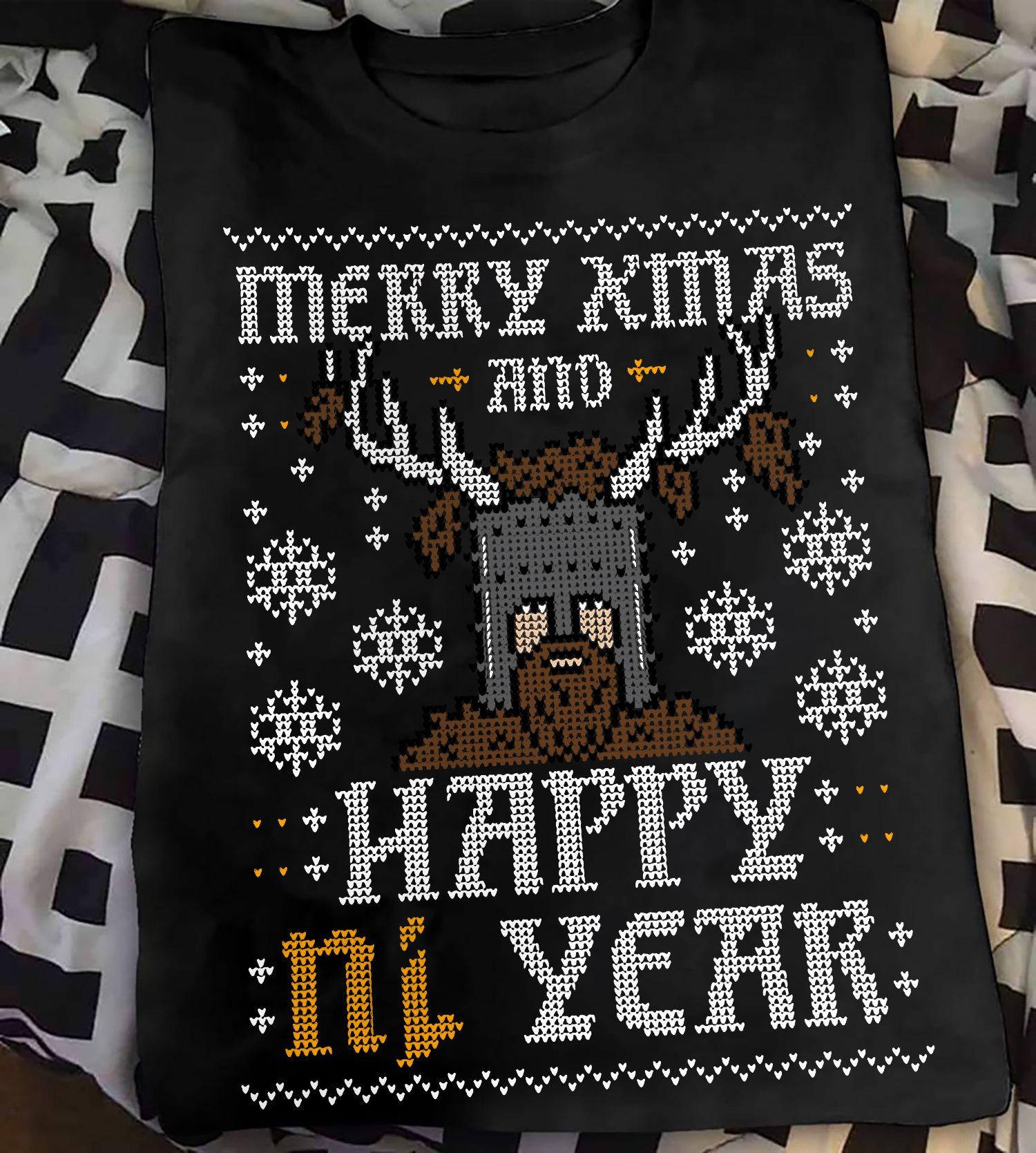 Merry Xmas and Happy ni year - Viking Merry Xmas, Xmas ugly sweater
