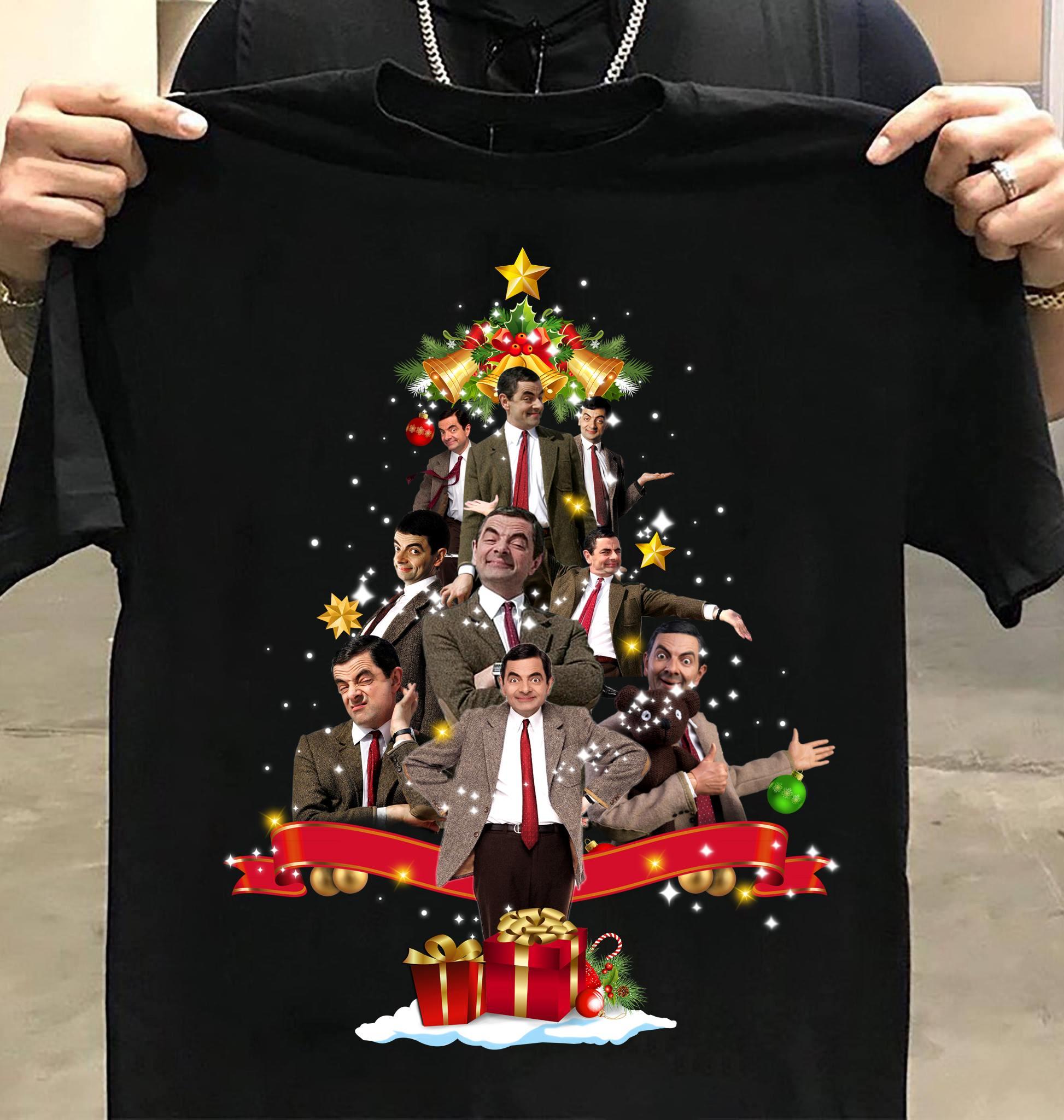 Mr Bean Christmas tree - Mr Bean comedy, Christmas day ugly sweater