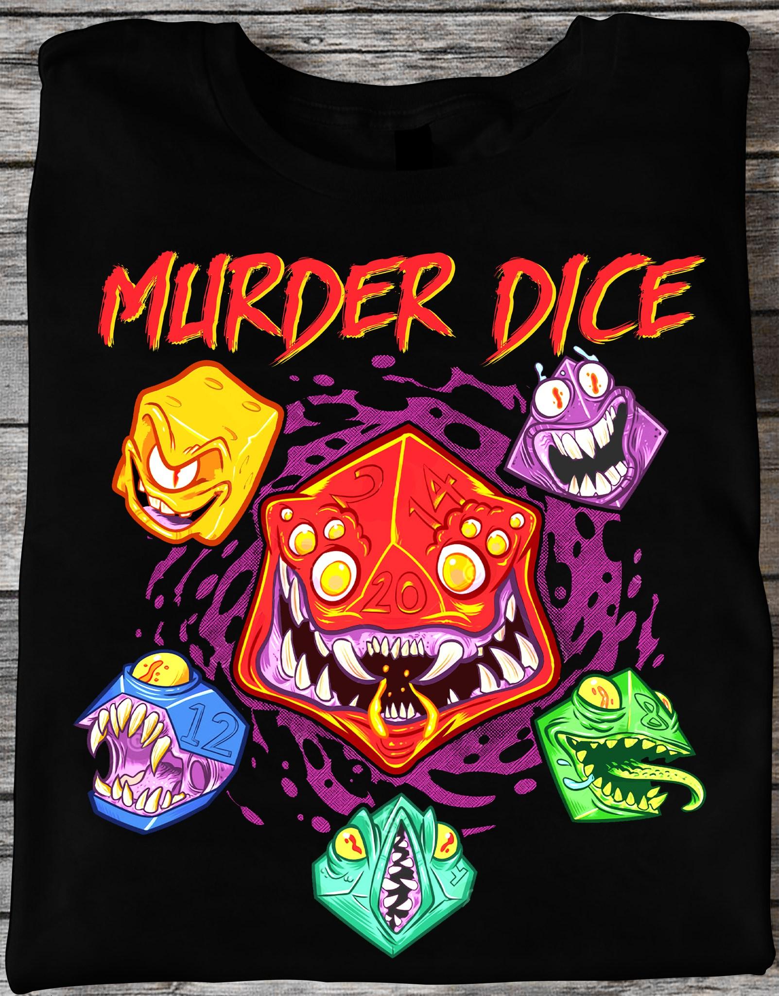 Murder dice - Monster dice, Dungeons and Dragons