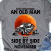 Never underestimate an old man with a side by side who was born in November