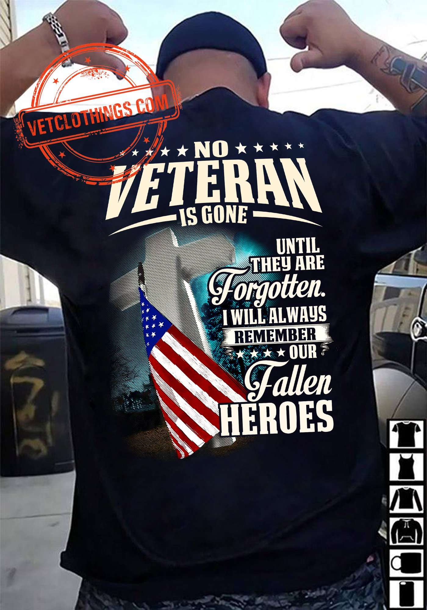 No veteran is gone until they are forgotten - Remember fallen heroes ...