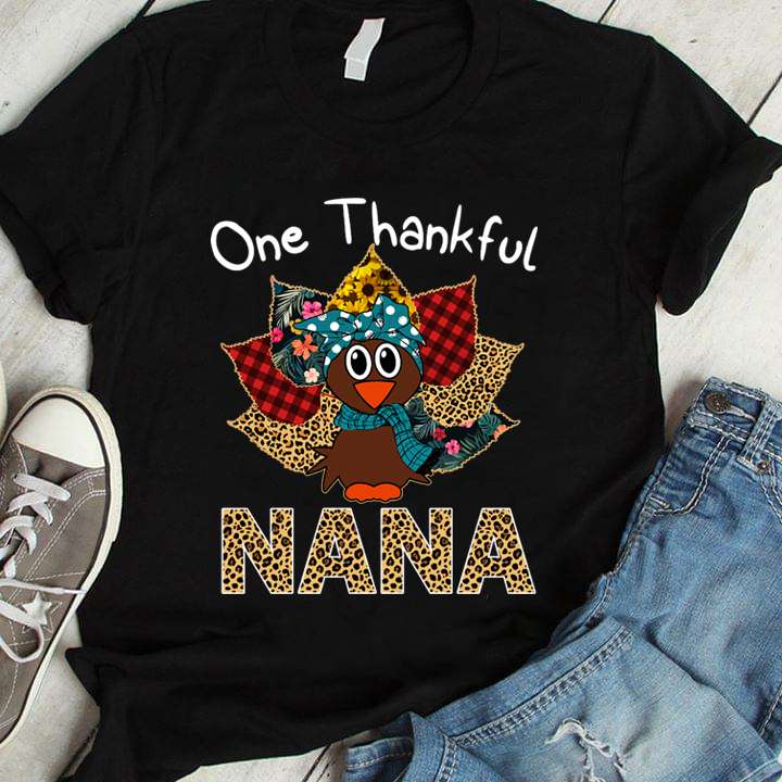 One thankful Nana - Nana grandma's gift, Gift for Grandma