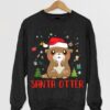 Santa Otter - Otter Santa Claus, Christmas day ugly sweater