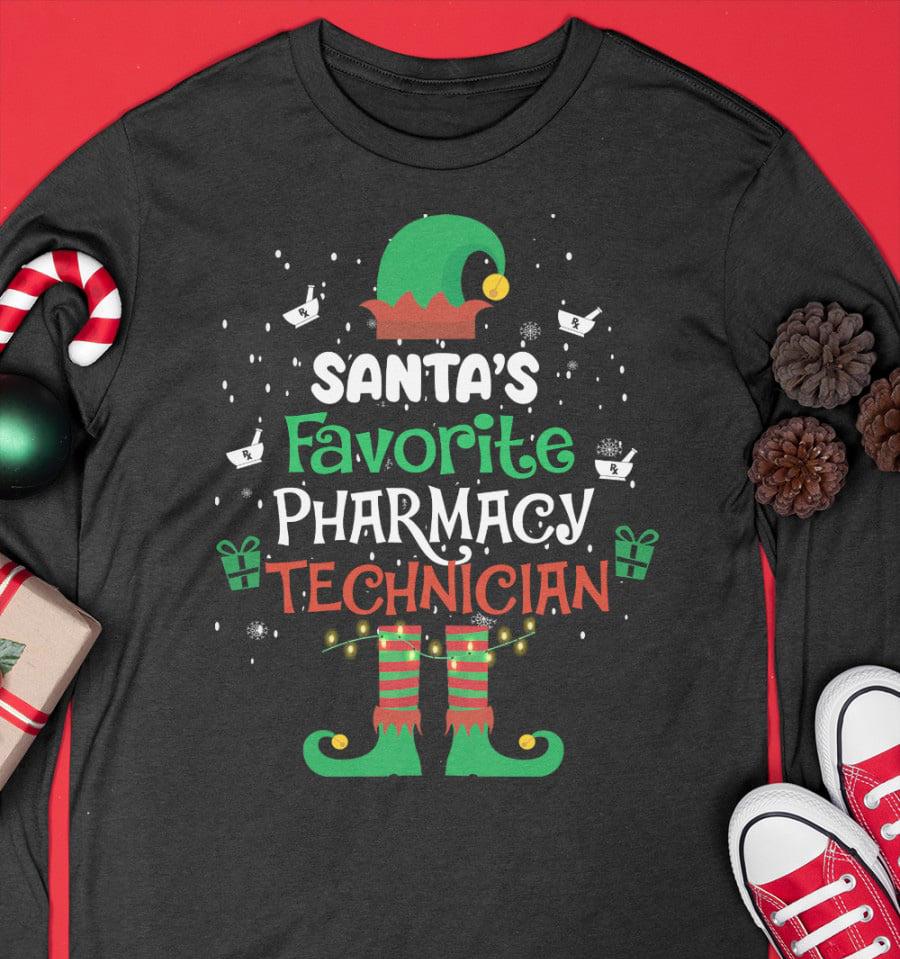 Santa's favorite pharmacy technician - Gift for pharmacy technician, Christmas day ugly sweater