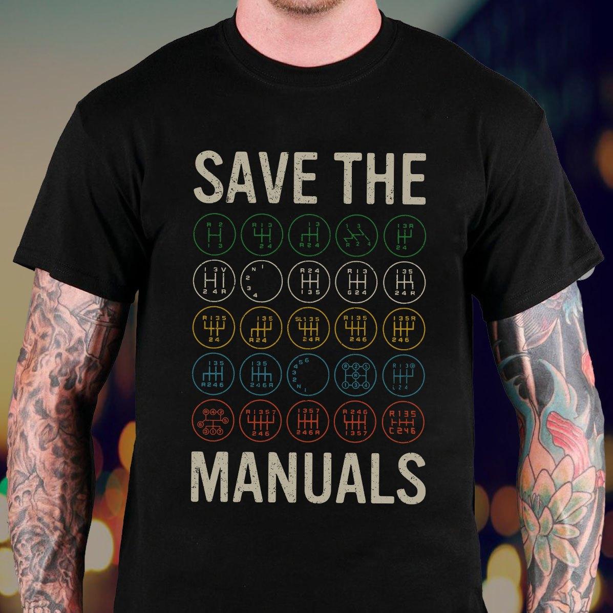 Save the manual - Gift for truck driver, truck gear box